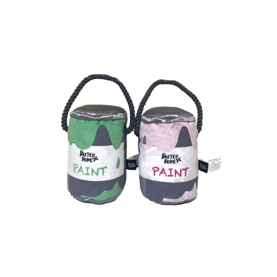 Plush Green Paint Tin